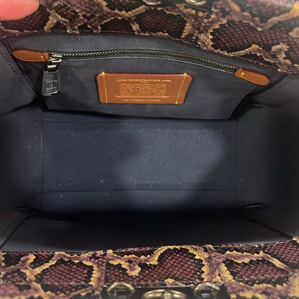 Coach Troupe Tote In Colorblock With Snakeskin De… - image 8